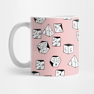 Dice Fall Millennial Pink Mug